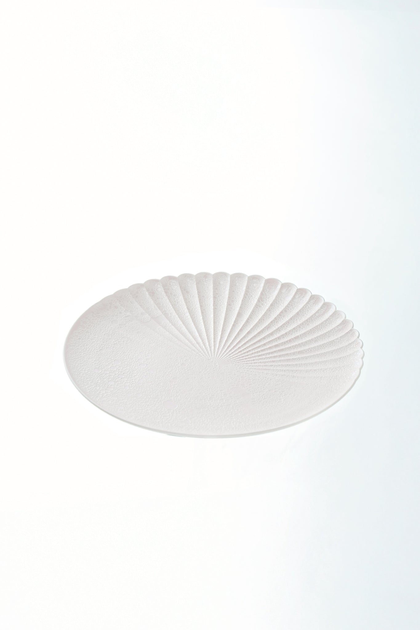 【旅皿】泡化粧ピンクパール 22cmプレート